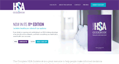 Desktop Screenshot of hsaguidebook.com